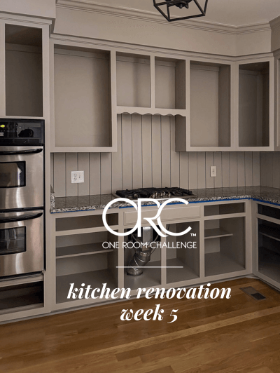 click for budget friendly kitchen renovation wood paneling installation