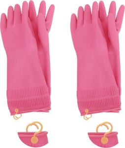 aesthetic-cleaning-tools-pink-rubber-gloves-with-hooks