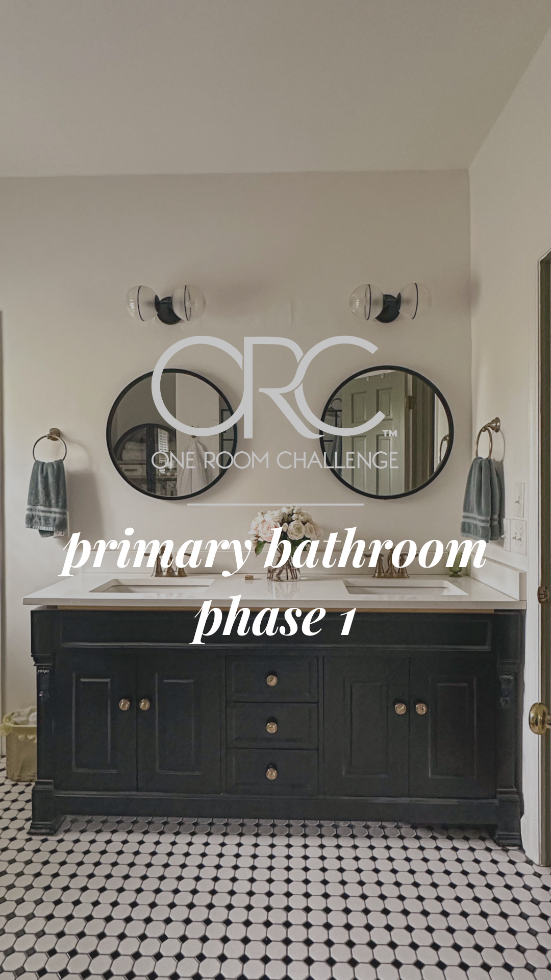 click to see how I'm updating my primary bathroom