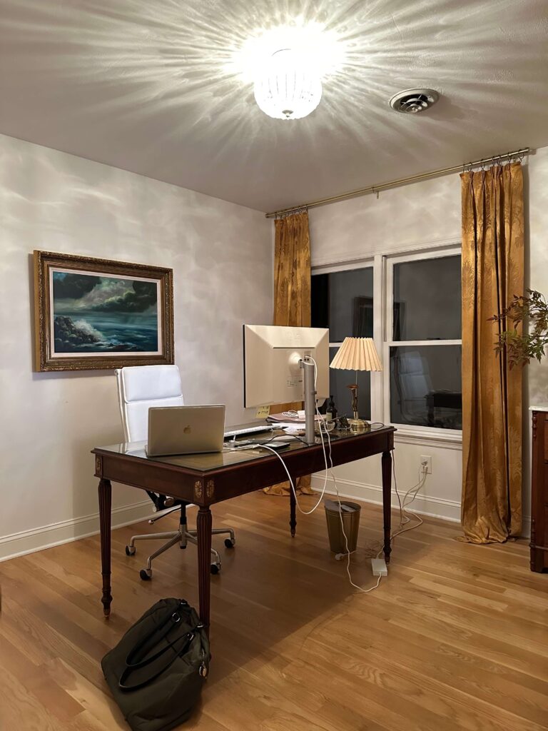 the home office before