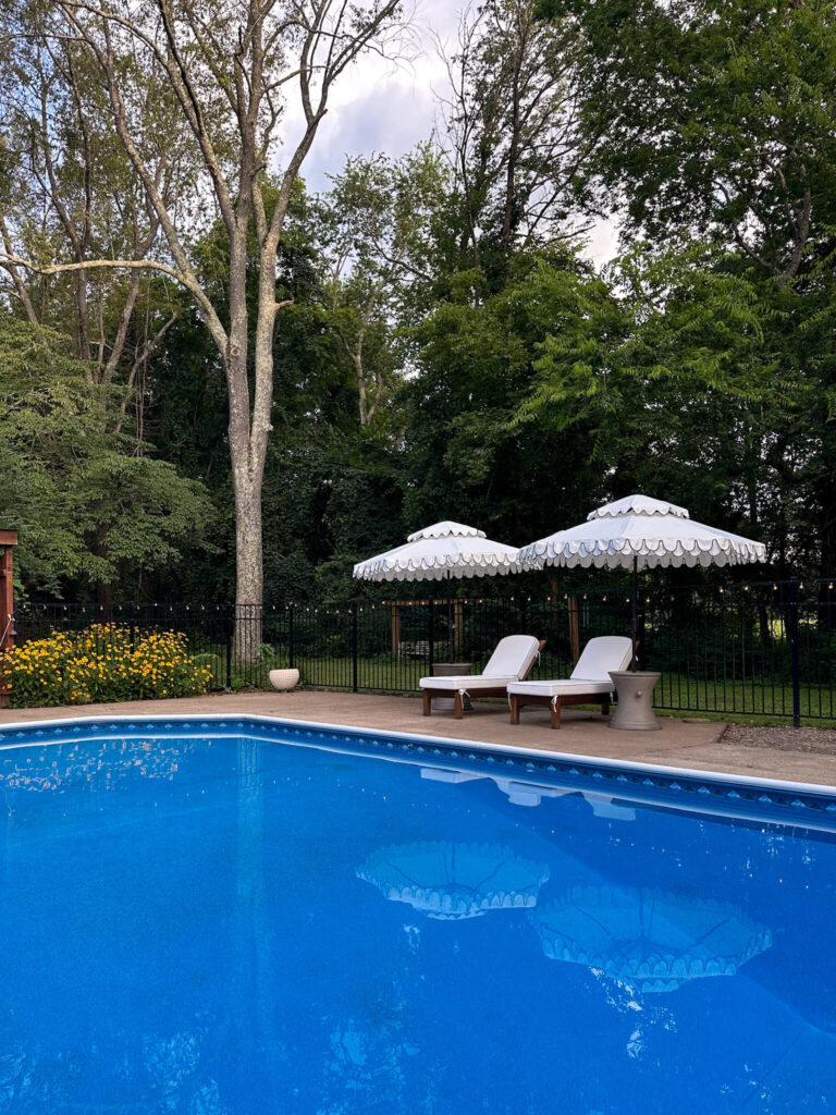 backyard pool patio retreat